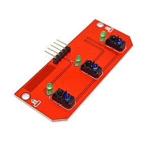 MODULO SEGUIDOR DE LINHA TCRT5000 3 CANAIS