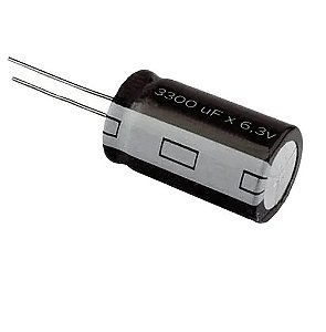 CAPACITOR ELETROLÍTICO 3300X6,3