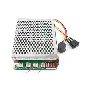 CONTROLADOR PWM C/ REVERSAO 10-55V 100A  - METALICO