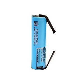 BATERIA RECARREGAVEL LI-ION 3,7V 2600MAH - 1C -18X65MM - C/ TAG  SHIRINK