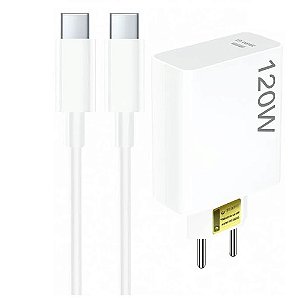 Carregador de Celular Turbo USB c/ Cabo Tipo-C 120W QC3.0 LE-626PD
