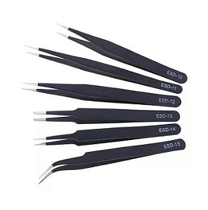 KIT 6x PINCA ANTI ESTATICA ESD-10 A ESD-15