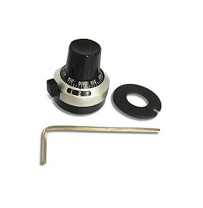 KIT KNOB DIAL PLASTICO - PARA POTENCIOMETRO MULTI VOLTAS