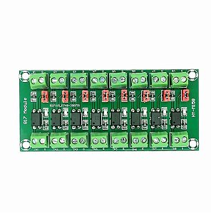 MODULO OPTOACOPLADOR 8 CANAIS PC817
