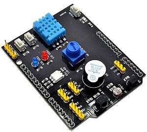 Shield Arduino Multifunções com Sensores e I/O
