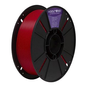 Filamento PLA Vermelho Solido - 1kg