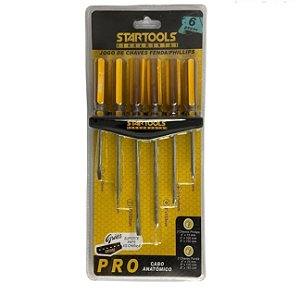 KIT CHAVES FENDA C/6 ARO0023