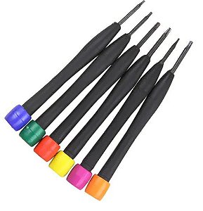 JOGO DE CHAVE TORX WES 5.6.7.8.9.T10 T15