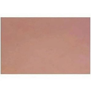PLACA EM FIBRA COBREADA VIRGEM FACE SIMPLES - 15x30cm