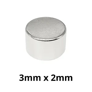 Ima De Neodimio Disco 3mm X 2mm