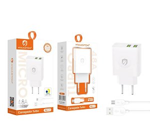 Carregador Turbo 2x USB - V8 - HMaston