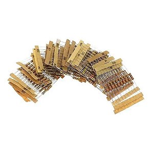 KIT 560X RESISTORES 56 VALORES 1/4W 5%