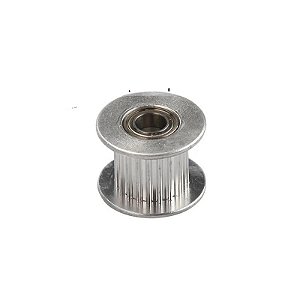 POLIA GT2 20 DENTES 10MM FURO 5MM ROLAMENTO IMPRESSORA 3D