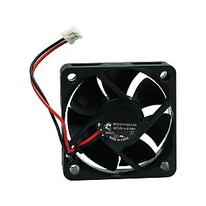 MICROVENTILADOR 50 X 50 X 15MM - 12V - COM CONECTOR