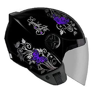 Capacete EBF Spark jet Borboleta