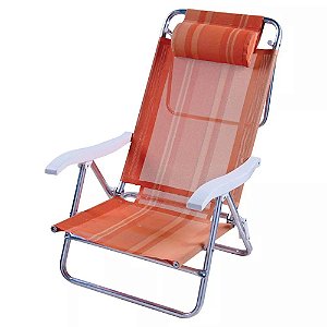 Cadeira Sol De Verão Reclinavel Fashion Mor - Ref 2126