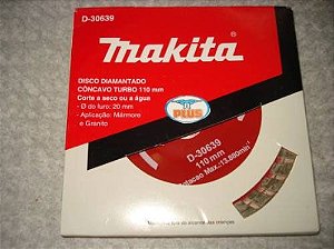Disco Diamantado Makita D-30639 Turbo Concavo