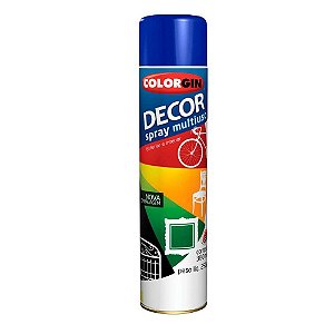 Tinta Spray Decor Azul Colonial 350ml - Colorgin