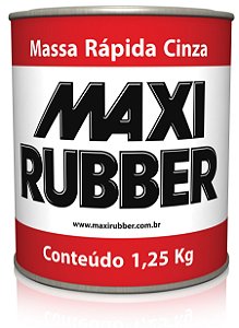 Massa Rapida Cinza 1,25 Kg - 2ma001 Maxi Rubber