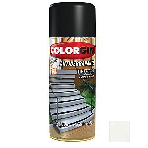 Tinta Spray Colorgin Antiderrapante - Preto