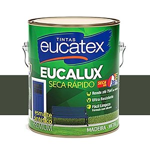 Tinta Eucalux Esmalte Premium Cinza Escuro 900 Ml Eucatex