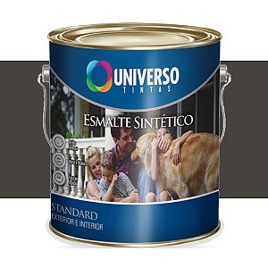 Tinta Universo Esmalte Sintetico Stand Cinza Escuro 900ml