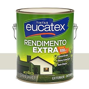 Tinta Acrílico Rendimento Extra Bianco Sereno 18l Eucatex