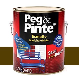 Tinta Esmalte Sint Peg & Pinte Marrom 3,6 L Eucatex