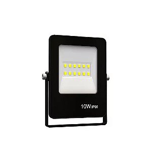 Refletor de Led 10W Luz Verde Ultrafino Preto Gaya 9388