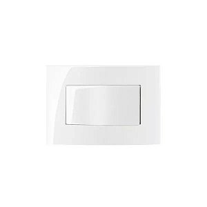 Conjunto Interruptor Simples para móveis 10A 250V Sleek Branco Margirius 15795