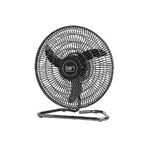 Ventilador Oscilante de Mesa 50CM Bivolt Grade em Polipropileno Preto Tron