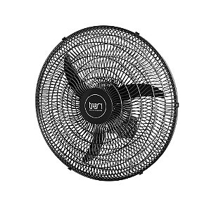 Ventilador Oscilante de Parede 60CM Bivolt Grade em Polipropileno Preto Tron