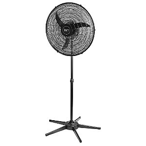 Ventilador Oscilante de Pedestal 60CM Bivolt Grade em Polipropileno Preto Tron