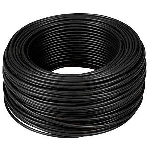 Cabo Flexível 4.0MM Preto Rolo com 100 Metros Induscabos