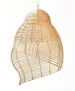 Pendente Rattan Concha 42cm Ø