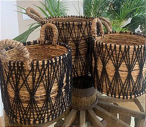 Cesto Rattan Palu Pequeno Rotang