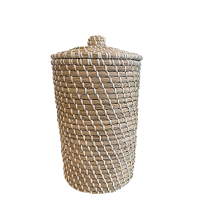 Cesto Rattan com Tampa Mendong MRC-613