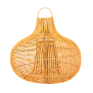 Pendente Rattan Pendek Double 50cm Ø
