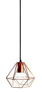 Pendente Aram Belgica 1XE27 Nacional PD 601 Cobre