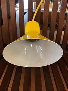 Pendente Pequim Amarelo 1XE27 Nacional PD 272/1 AM