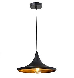 Pendente linha Tauri Preto SL-5672-H1