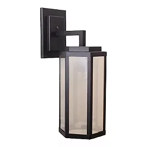 Arandela de Parede Vintage Sextavado Externo - Ideal Iluminação