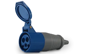 Acoplamento 3P+T 32A 220/240V 9h IP44 Azul/Cinza ACS-4259