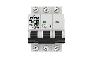 DISJUNTOR TRI 50A 3KA SOPRANO SHB3 GIII-C050A