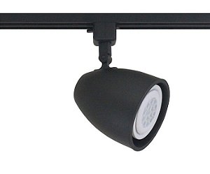 Spot para Trilho Eletrificado DUO PAR-30 E-27 Preto Fosco