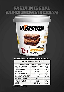 Pasta de amendoim 1kg VitaPower