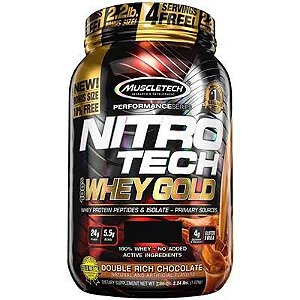 Nitro Tech 100% Whey Gold 999g - MuscleTech