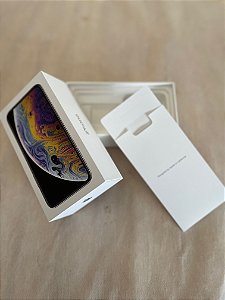 Caixa vazia iPhone XS 256gb Silver Branco Prata