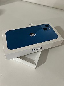 Caixa vazia iPhone 13 128gb azul