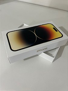 Caixa vazia iPhone 14 Pro 128gb gold